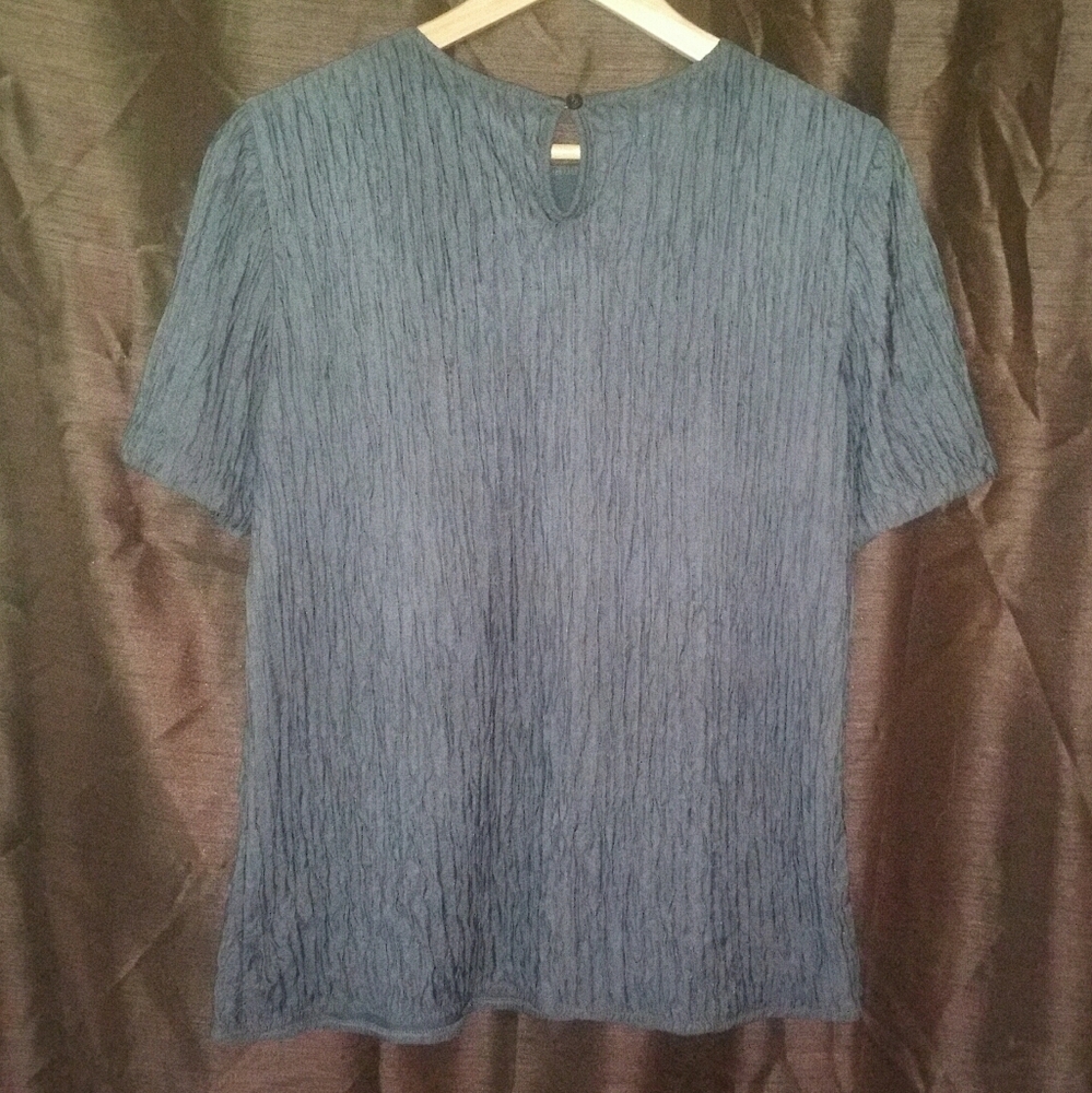 Willow Ridge Ladies Blouse in Navy or Grey Sz M - Picture 4 of 6